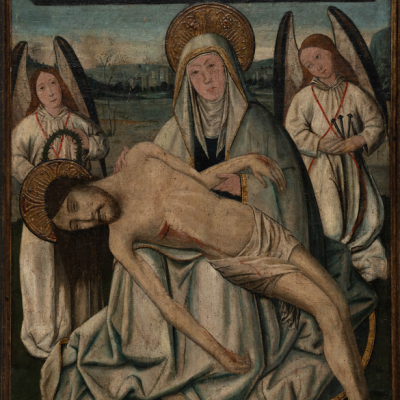 &quot;Descendimiento de Cristo&quot;  ESCUELA ESPAÑOLA DEL SIGLO XVI
