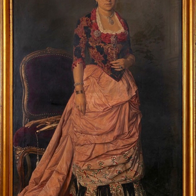 Mariano de Miguel González &quot;Retrato Amalia Zabala Astoviza, IV Marquesa de Nibbiano&quot;