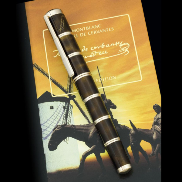 Estilogr&aacute;fica Montblanc "Miguel de Cervantes".  Perteneciente a la Serie Limitada Escritores. Numerada 10556/17000. A&ntilde;o 2005.