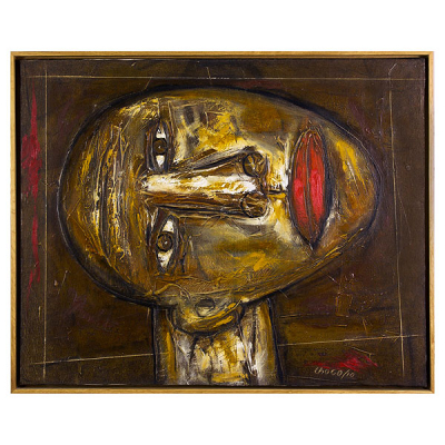 Eduardo Roca (Choco) (Santiago de Cuba, 1949) Untitled, 2010. Técnica mixta sobre tela.
