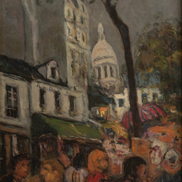 "Vista de Montmartre" CARMELO GARCÍA BARRENA(Bilbao, 1926-2000)