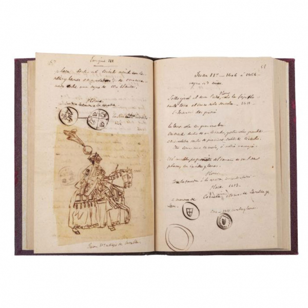 Tomás Muñoz Rivas. "DESCRIPCIÓN DE LOS SELLOS DE LOS REYES DE LEÓN, CASTILLA, ARAGÓN Y NAVARRA Y D ELOS PAPAS. Preceden las Cronologías. Año 1863".