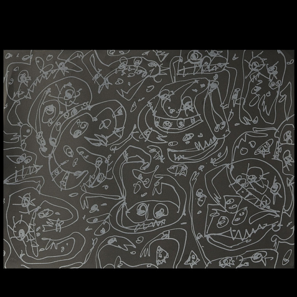 Antonio Saura (1930-1998) &quot;La avaricia&quot;, 1994.  Grabado sobre papel. 