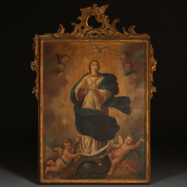 &quot;Inmaculada Concepción&quot; Escuela Española, Siglo XVIII