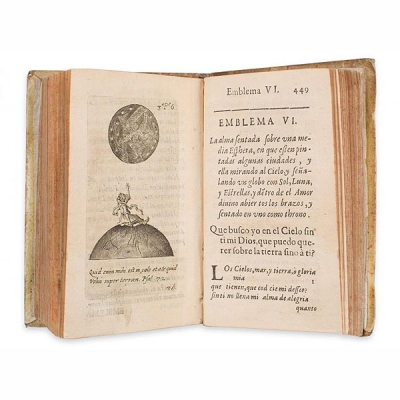 Salas. Affectos divinos con emblemas sagradas. 1658