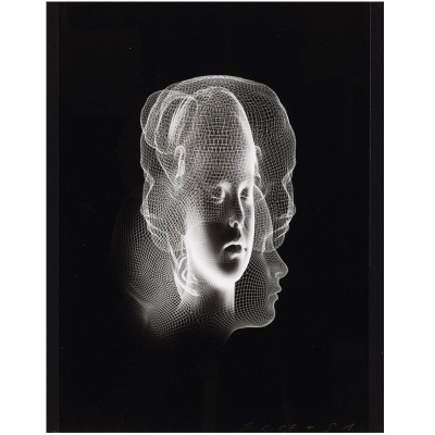 Jaume Plensa. &quot;Carolina (2021)&quot;. Estampa digital Giclée a nueve tintas pigmentadas Ultachrome sobre papel Hahnemühle. Firmada 