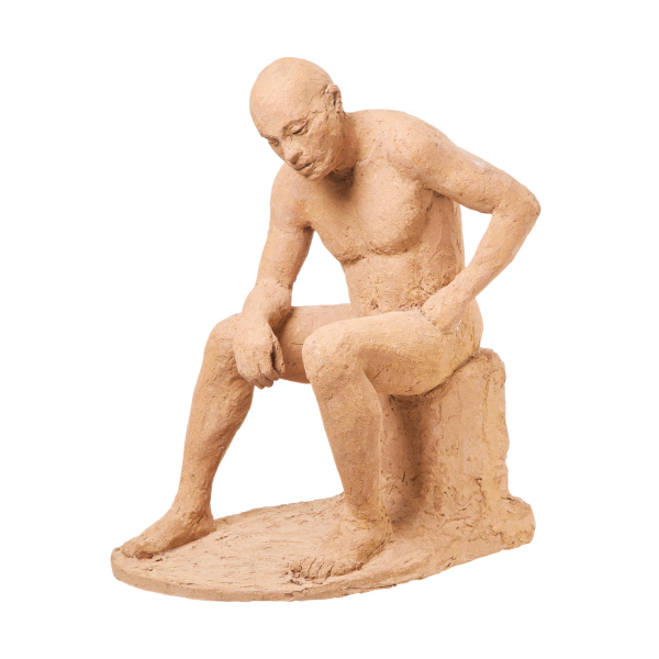 Rosa Agenjo Bosch (Barcelona, 1955) Decisiones. Escultura en terracota refractaria.