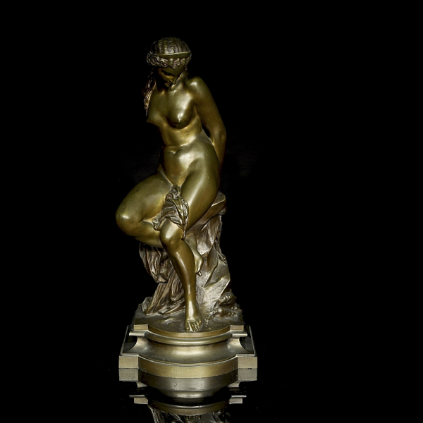 Pierre Alexandre Schoenewerk (1820-1885) "Andrómeda encadenada". 