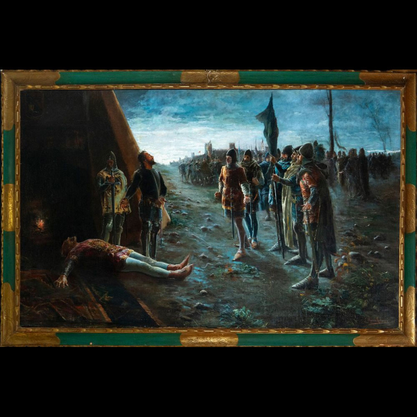 La Muerte del Rey Alfonso XI - José Moreno Carbonero 