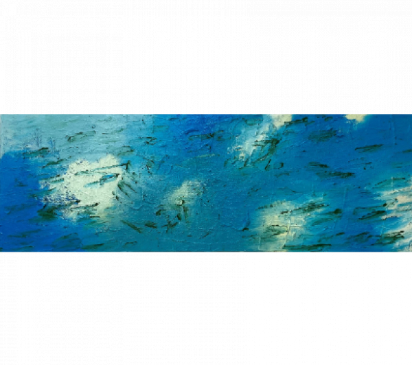 HUGO FONTELA (Grado, 1986)  Paradise, 2024   Óleo sobre lienzo. 