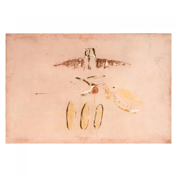 Pep Fajardo (Barcelona, 1961) Composición. Técnica mixta sobre papel.