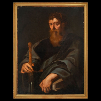 San Pablo Apóstol - Atribuído a Peter Paul Rubens o su Taller (Siegen, actual Alemania, 1577 - Amberes, actual Bélgica, 1640)