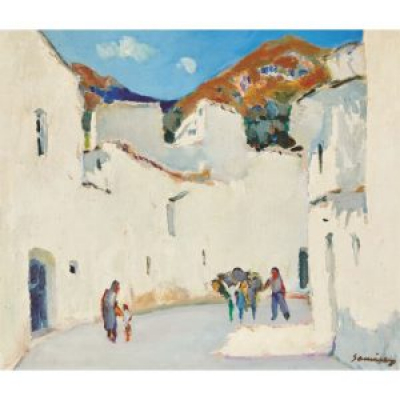 Ramón Sanvisens Marfull (Barcelona, 1917-1987) Calle de Ibiza.