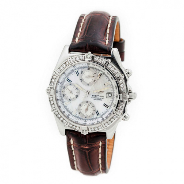 Reloj cronógrafo cab. suizo BREITLING, mod: 'Chronomat Evolution', en caja de acero 39 mm 
