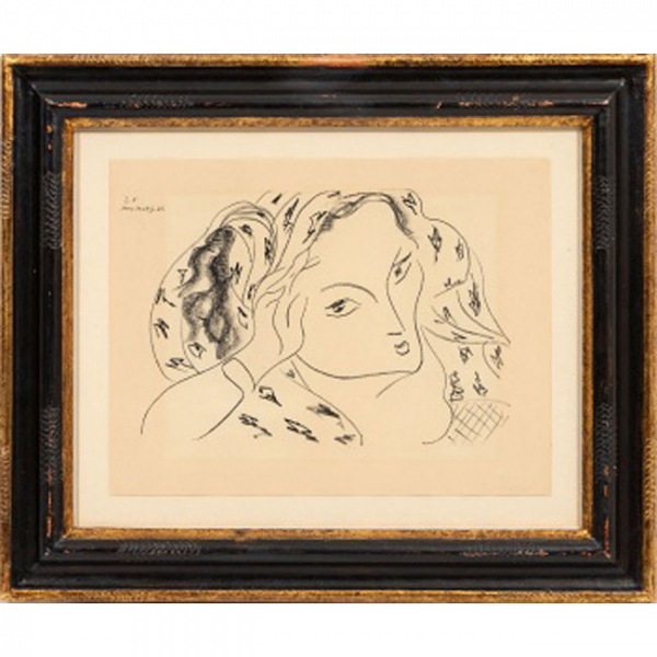 HENRI MATISSE   (Francia, 1869 - 1954)  "Themes et Variations"  Firmado: Henri Matisse  Litogaf&iacute;a / Papel
