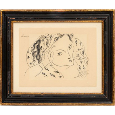 HENRI MATISSE   (Francia, 1869 - 1954)  "Themes et Variations"  Firmado: Henri Matisse  Litogaf&iacute;a / Papel
