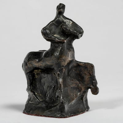 "Centauro Vasco".  JORGE OTEIZA (Orio, 1908-San Sebasti&aacute;n, 2003). Escultura en bronce.1973. 