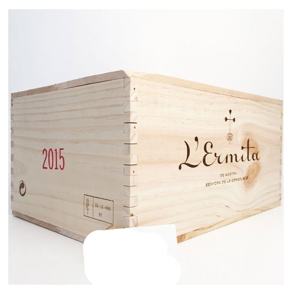 4 botellas de L'Ermita Velles Vinyes 2015, Alvaro Palacios, Priorat.