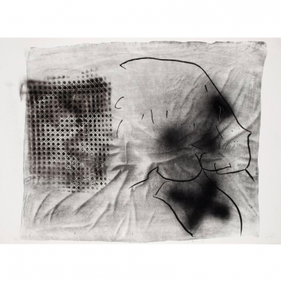 Antoni Tapies. "Cannage (Variations X) (1984)". Litograf&iacute;a sobre papel Rives.