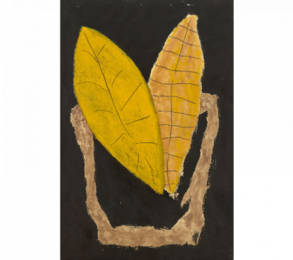 ALBERTO CORAZÓN (Madrid, 1942 - 2021)  Jardín de arena, 2010   Acrílico sobre lienzo. 