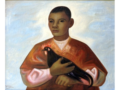 Jesús Guerrero Galván – Niño con gallo