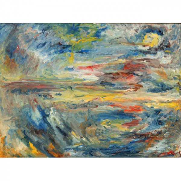 CARLOS AÑIBARRO   (1924-1991)  "Paisaje "  Firmado: Añibarro  Óleo / Lienzo
