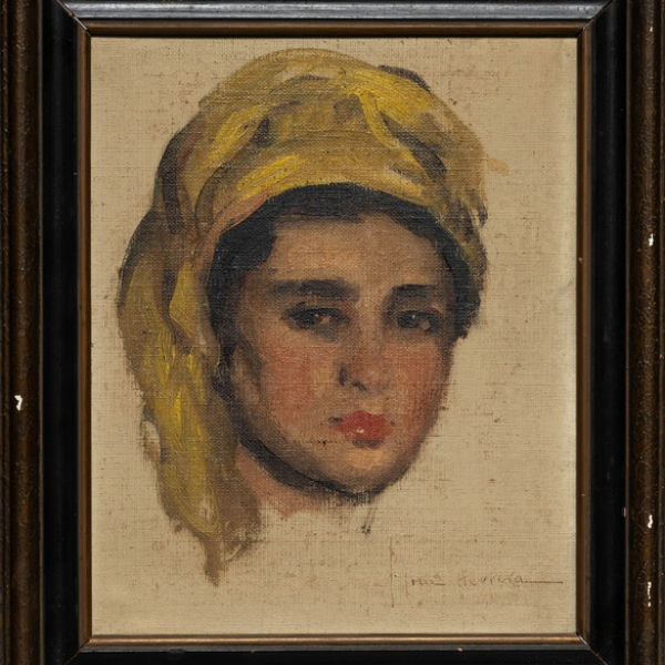 &quot;Mujer Marroquí&quot;  JOSÉ CRUZ HERRERA (Cádiz, 1890-Casablanca, 1972) 
