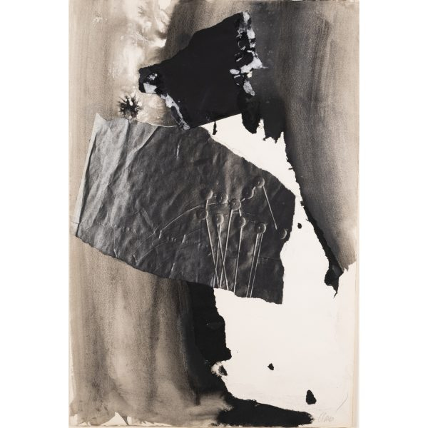 Antoni Clav&eacute; Sanmart&iacute; (Barcelona, 1913-Saint Tropez, Francia, 2005)  Composici&oacute;n sin t&iacute;tulo.  T&eacute;cnica mixta 