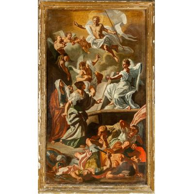 Escuela Italiana del siglo XVIII, atribuido a Francesco Solimena &quot;Resurrección de Cristo&quot; 