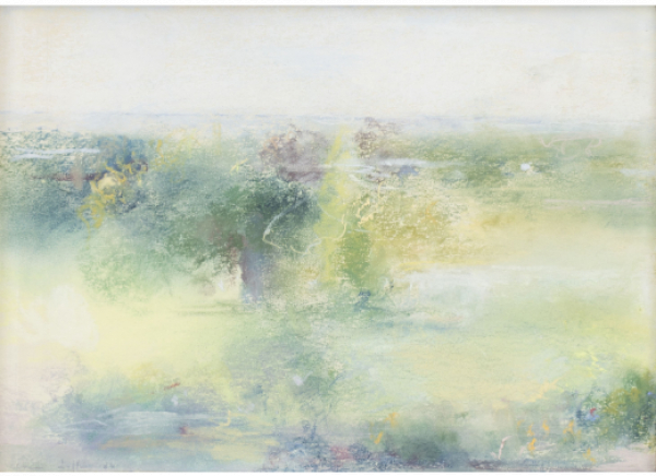 CARMEN LAFF&Oacute;N (Sevilla, 1934 - Sanl&uacute;car de Barrameda, C&aacute;diz, 2021)  Paisaje de Do&ntilde;ana, 1984 