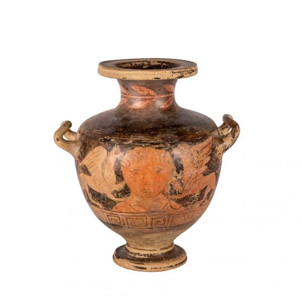 Hydria etrusca de cerámica. S. IV a.C.