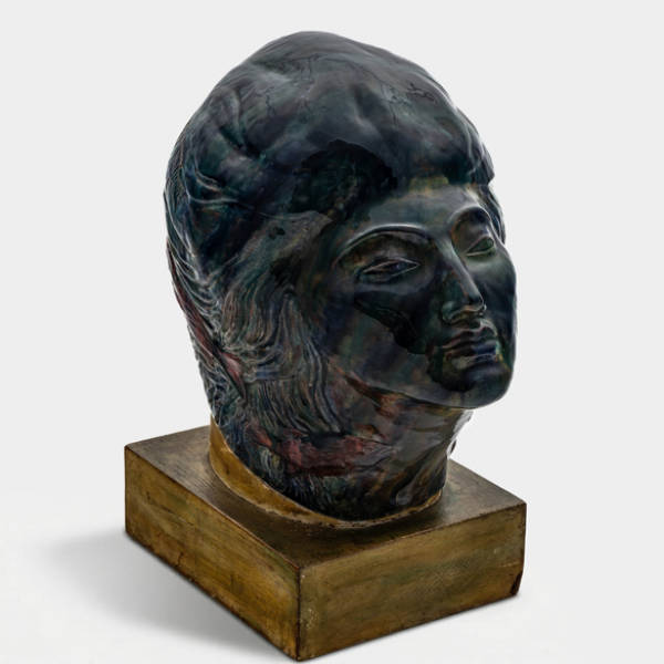 "Afitrite" Escultura en cer&aacute;mica vidriada de varios colores.  ARTURO ACEBAL IDIGORAS (ARGENTINA, 1912 -BILBAO, 1978)