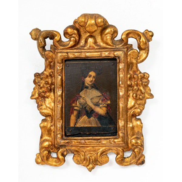 ESCUELA ESPAÑOLA  (S. XVIII) &quot;Retrato de Cayetana Fitz-James Stuart. Duquesa de Alba&quot;