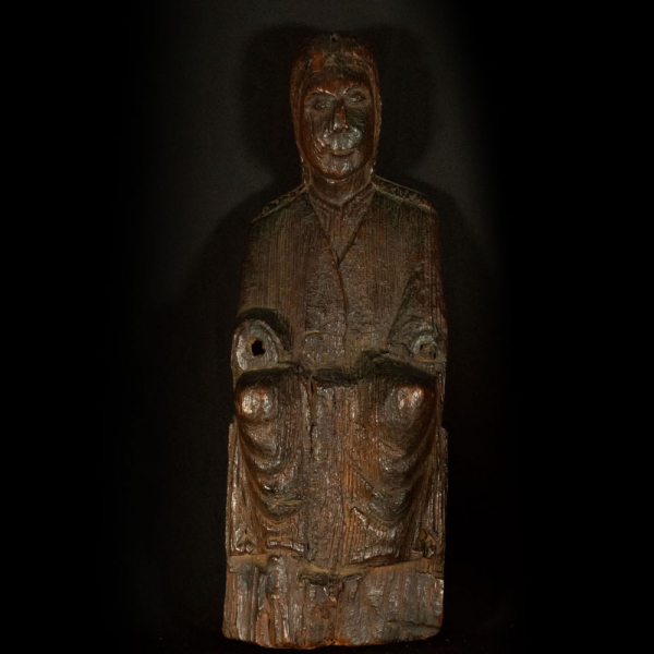 Única y Excepcional Virgen "Maiestat" - Trabajo Románico temprano del Norte de Cataluña, siglos XI - XII.