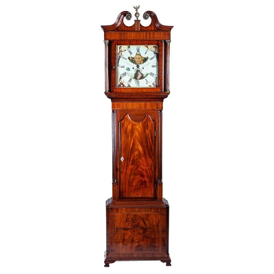 Reloj de caja alta inglés