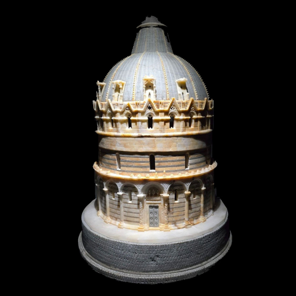 Escultura de mármol del baptisterio de Pisa - Gran Tour por Giuseppe Andreon