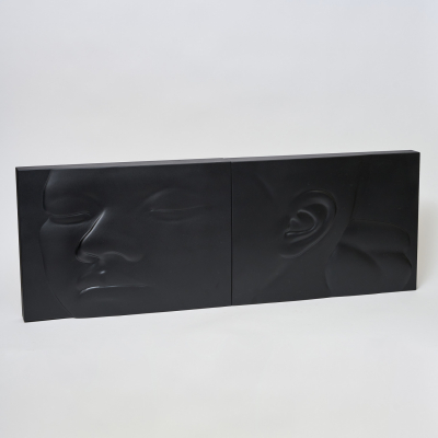 &quot;Jaume Plensa 61 (2018)&quot; para la editorial Artika. Libro de artista con estuche-escultura en poliuretano negro modelado