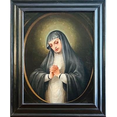 ALONSO CANO (Granada, 1601​ - 1667) &quot;Virgen de la Soledad&quot;.  Escuela Barroca Granadina del siglo XVII.  