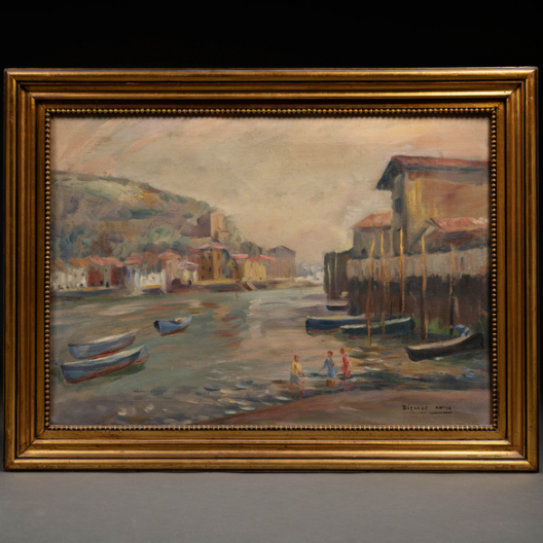 &quot;Vista de Pasajes San Pedro&quot;  BERNARDINO BIENABE ARTIA 