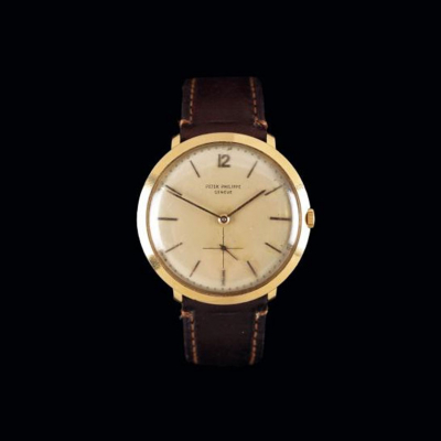 Reloj de pulsera para caballero marca PATEK PHILIPPE Calatrava en oro amarillo de 18 K.