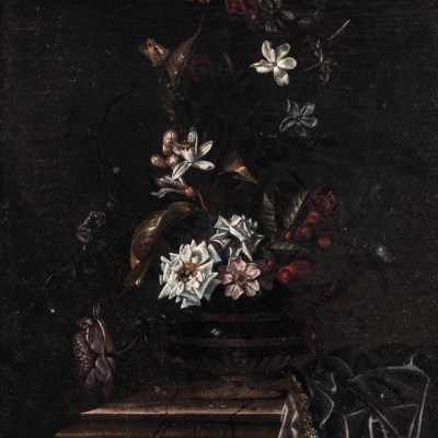 "Bodeg&oacute;n de flores" ESCUELA HOLANDESA DEL SIGLO XVII-XVIII.   &Oacute;leo/Lienzo