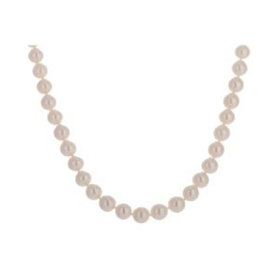Collar de perlas cultivadas de 8 mm. 