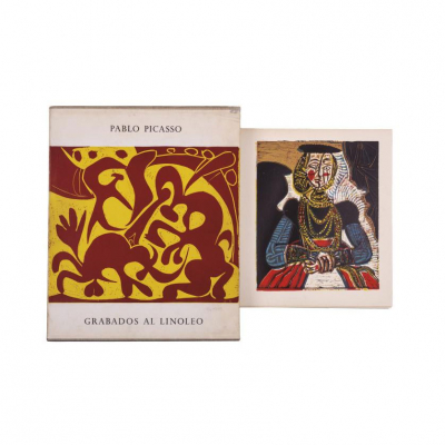 "PABLO PICASSO. GRABADOS AL LIN&Oacute;LEO.- Introducci&oacute;n de Wilhelm Boeck" B.: Ed. Gustavo Gili, 1962.