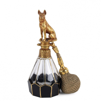 Exquisito perfumero francés Art Decó 1920