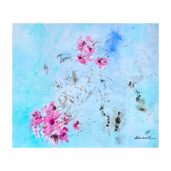 Elba Schwerdt (Bahía Blanca, Argentina, 1956) Sin título. Técnica mixta sobre tela. Firmado.