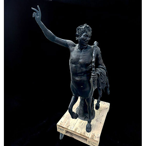 Escuela francesa del siglo XX - Joven Centauro, Firmado: "GIBARDIEU".