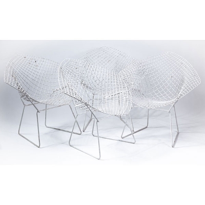 Sillas &quot;Diamond Chair&quot; de Harry Bertoia