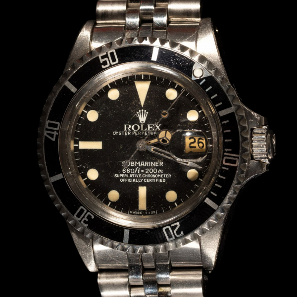 Reloj Rolex mod. Oyster Perpetual Date Submariner Jubilee bracelet Ref. 1680. Año 1977. Con Garantía Original Rolex.