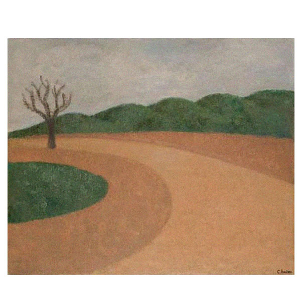 Conxa Ibáñez (Canet de Mar - 1929). &quot;El Vallès&quot;.   Óleo sobre tela realizado en 2009 por la artista barcelonesa Conxa Ibáñez. 