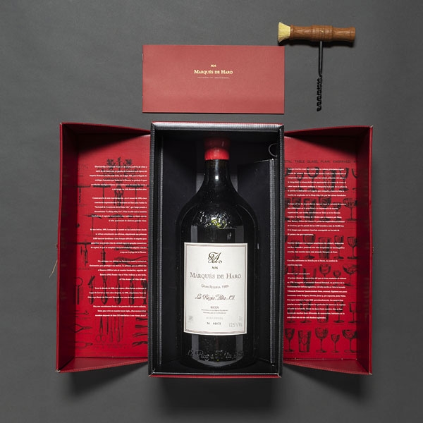 MARQUÉS DE HARO, Botella Gran Reserva año 1989 